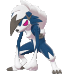 Imagen de Lycanroc nocturno variocolor en Pokémon Espada y Pokémon Escudo