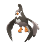 Imagen de Staravia macho en Pokémon Diamante Brillante y Pokémon Perla Reluciente
