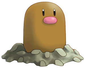 Diglett en Pokémon Mundo misterioso: Exploradores del tiempo y Exploradores de la oscuridad.