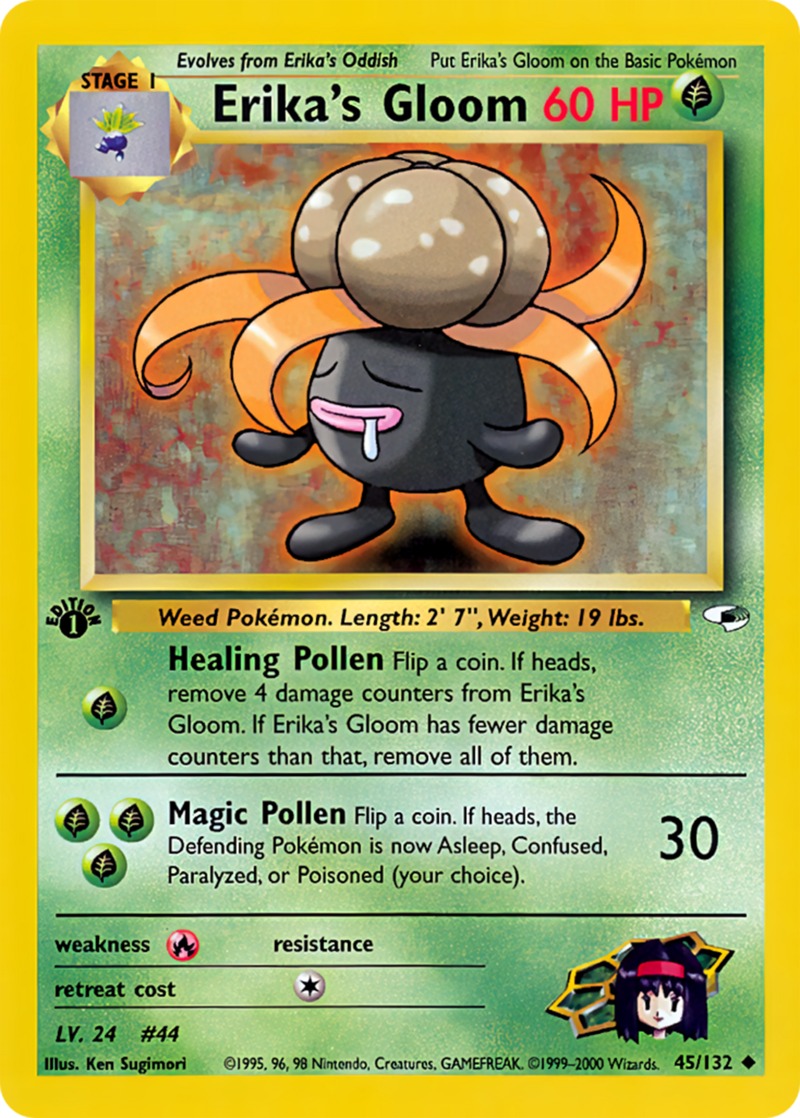 Erika's Gloom (Gym Heroes 45 TCG) - WikiDex, la enciclopedia Pokémon