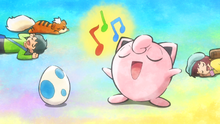 Jigglypuff usando canto.