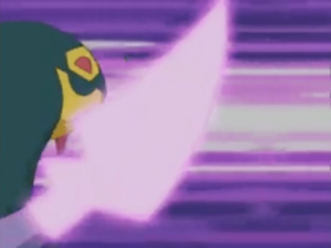 Seviper usando cola veneno.