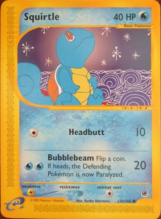 Squirtle (Expedition Base Set 132 TCG) - WikiDex, la enciclopedia