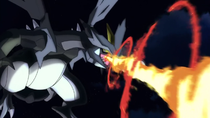 Kyurem negro usando furia dragón.