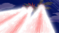 Hydreigon usando hiperrayo.