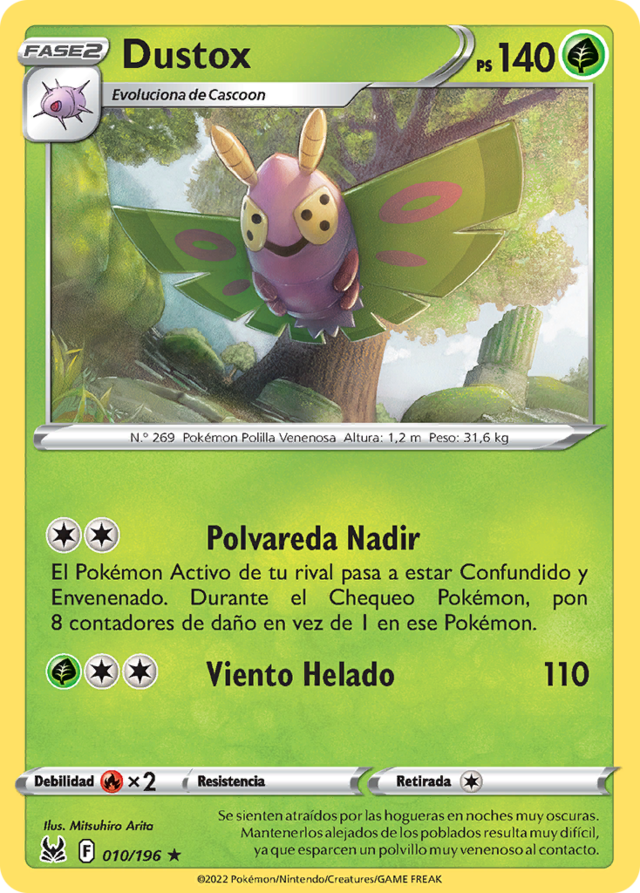 Dustox (Origen Perdido TCG) - WikiDex, la enciclopedia Pokémon