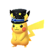 Pikachu con chistera de fiesta