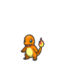 Icono de Charmander en Pokémon Diamante Brillante y Perla Reluciente