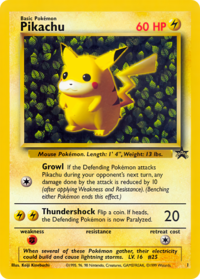 Versión de la carta en Wizards Black Star Promos. (Ivy Pikachu)