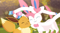 Un Eevee y un Sylveon son los protagonistas del corto.