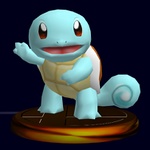 Trofeo de Squirtle en Melee.