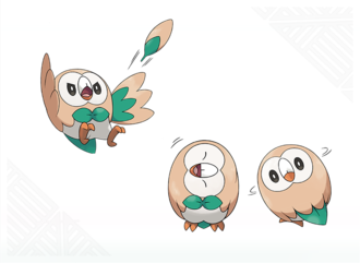 Artworks de Rowlet.
