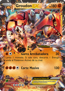 Groudon-EX (Duelos Primigenios TCG) - WikiDex, la enciclopedia Pokémon