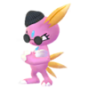 Sneasel con disfraz de la Semana de la Moda