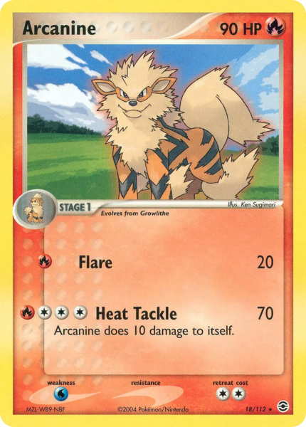 Archivo:Arcanine (FireRed & LeafGreen TCG).png