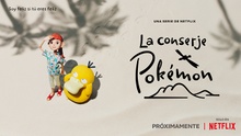 Póster de anuncio de La conserje Pokémon/Concierge Pokémon.