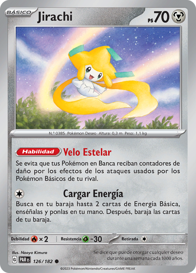 Jirachi (Brecha Paradójica TCG) - WikiDex, la enciclopedia Pokémon