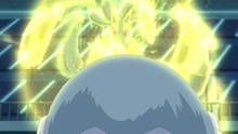 Lucario variocolor de Rod usando a bocajarro.