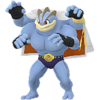 Machamp con chaqueta moderna