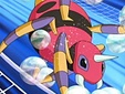 EP421 Ariados sufriendo el rayo burbuja.jpg