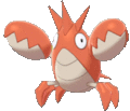 Imagen de Corphish en Pokémon Espada y Pokémon Escudo