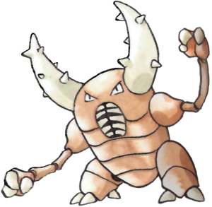 Pinsir en Pokémon Rojo y Verde.