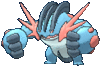Imagen de Mega-Swampert en Pokémon Rubí Omega, Pokémon Zafiro Alfa, Pokémon Sol, Pokémon Luna, Pokémon Ultrasol y Pokémon Ultraluna