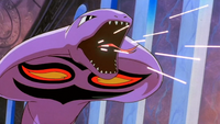 Arbok de Jessie usando piquete venenoso/picotazo veneno en la P02.