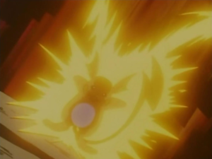 Raichu del Teniente Surge usando Atactrueno/Rayo.
