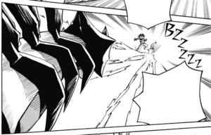 Pikachu de Ash usando Atactrueno/Rayo en el MP11.