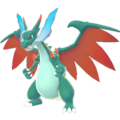 Imagen de Mega-Charizard X variocolor en Leyendas Pokémon: Z-A