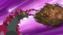 Scolipede usando bomba lodo.
