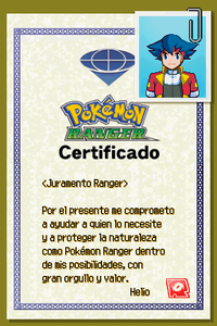 Certificado Ranger de Helio.