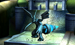 Zekrom en la Liga Pokémon de Teselia.