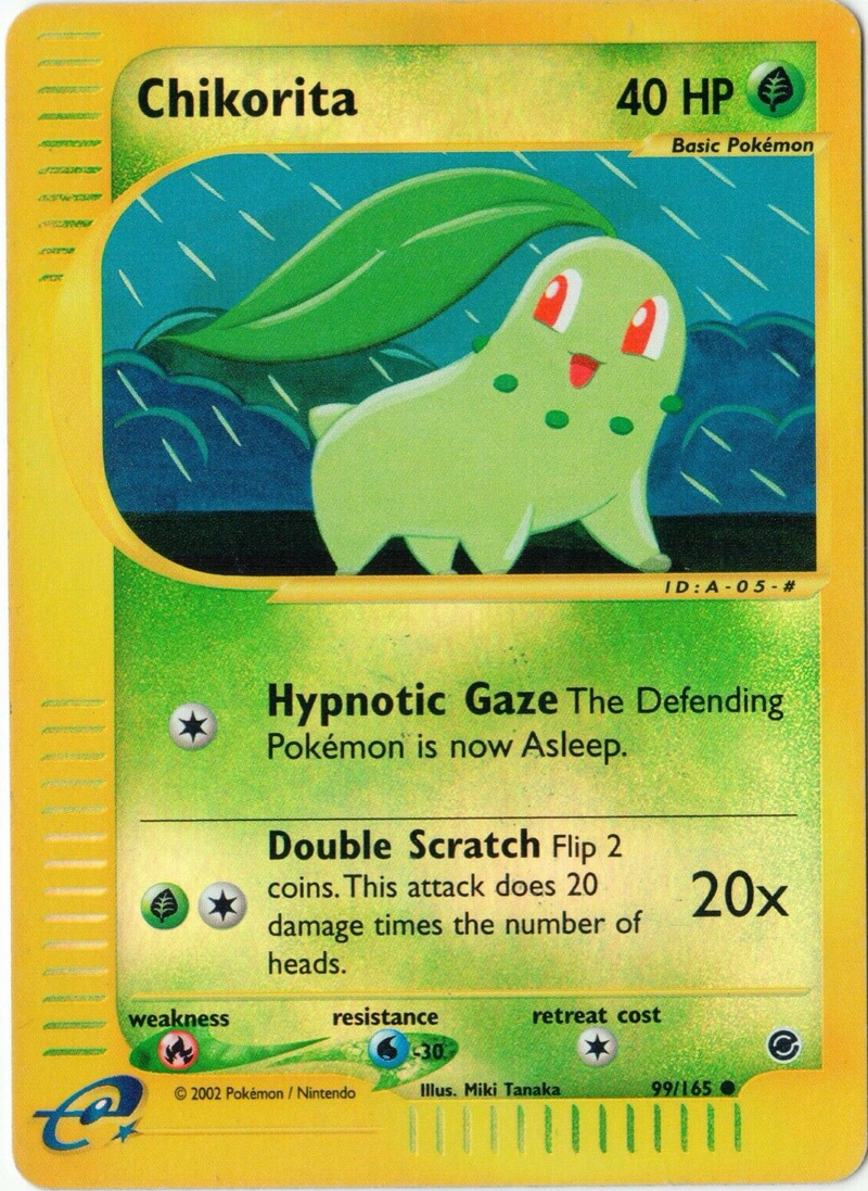 Chikorita (Expedition Base Set 99 TCG) - WikiDex, la enciclopedia