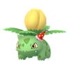 Ivysaur con gorro de fiesta rojo