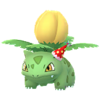 Ivysaur con gorro de fiesta rojo