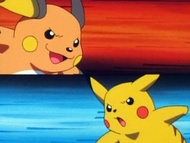 Raichu vs Pikachu.