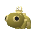 Imagen de Hippopotas variocolor hembra en Pokémon Diamante Brillante y Pokémon Perla Reluciente