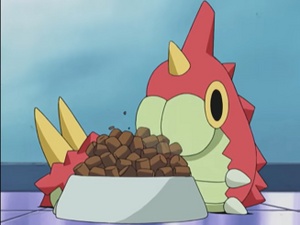 Cuando todos los Pokémon estaban comiendo la pared era azul ...