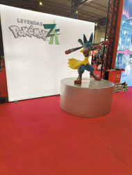 Mega-Lucario imagen de Leyendas Pokémon Z-A en el Manga Barcelona.