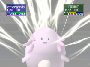 Atactrueno/Rayo en Pokémon Stadium.
