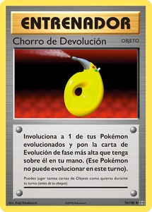 Versión de la carta en Evoluciones