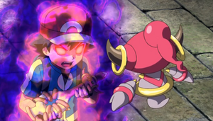 Ash poseído en Hoopa y un duelo histórico.