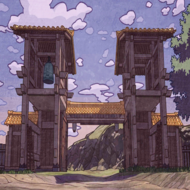 Entrada de la Villa Jubileo en Masters EX.