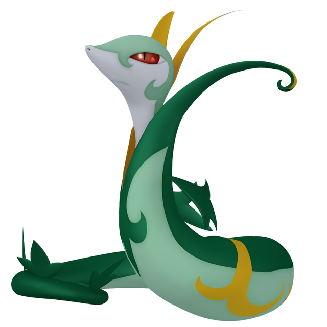 Archivo:Serperior Pokédex 3D.png - WikiDex, la enciclopedia Pokémon