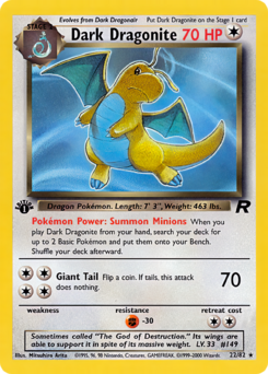 Carta de Dark Dragonite
