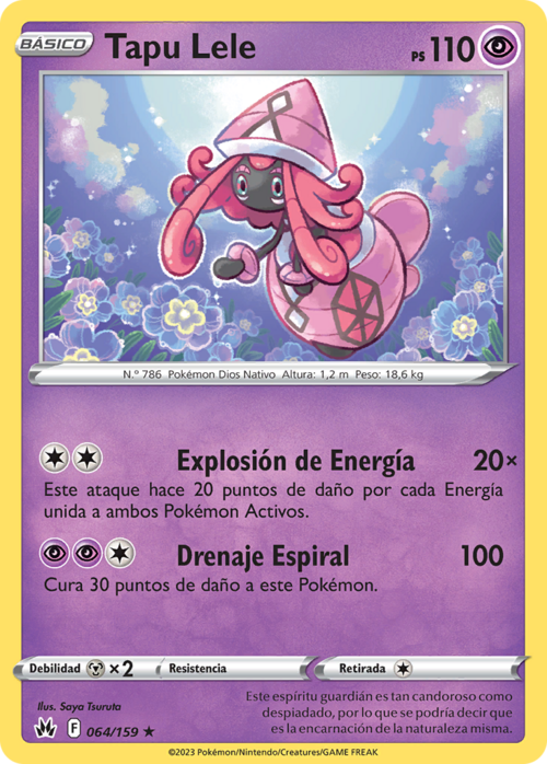 Tapu Lele (Cenit Supremo TCG) - WikiDex, la enciclopedia Pokémon