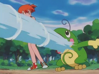 Politoed usando pistola de agua.