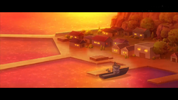 Puerto isla natal de Rod.